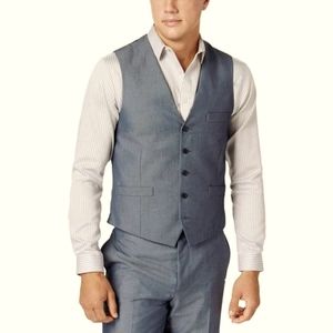 Blue/grey men vest size m